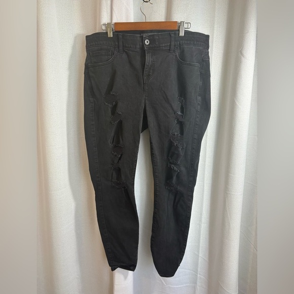 TORRID Women's Black Bombshell Skinny Premium Stretch Jean Plus Size 18 EUC 0409 - Picture 4 of 14